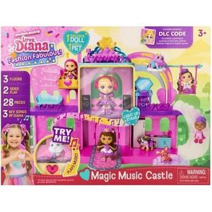 Love, Diana Fashion Fabulous Magic Music Castle Playset